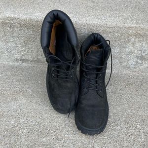 Timberland 6-Inch Waterproof Boot Black Leather Women’s 5